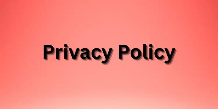 Privacy Policy 